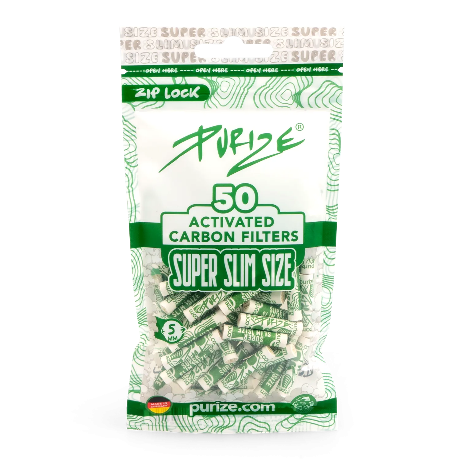 PURIZE Super Slim Size 50 Pack Front