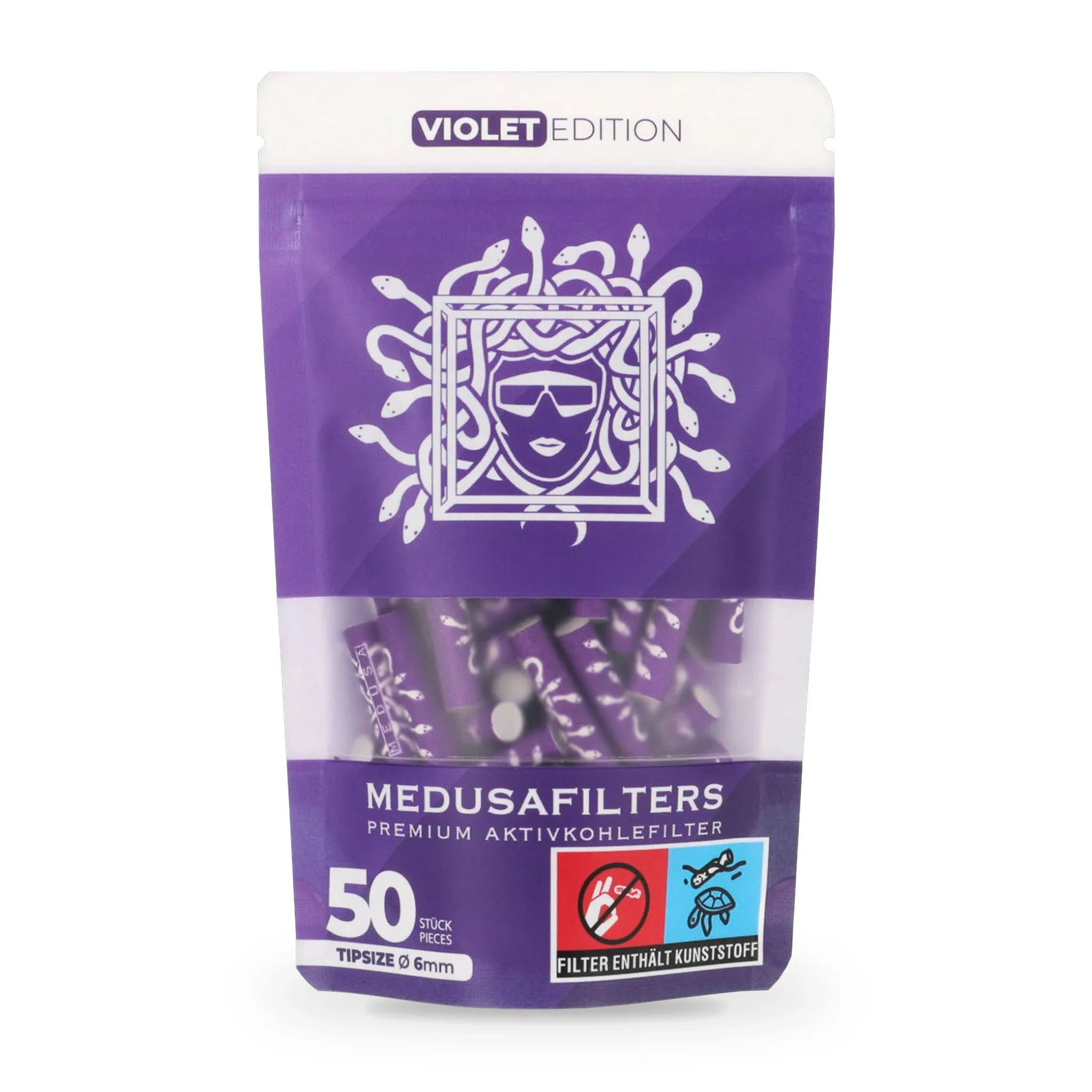 Filtros de carbón activado 6 mm para porros - Imagen 2