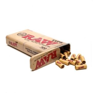 RAW Pre-Rolled Tips Metal Tin