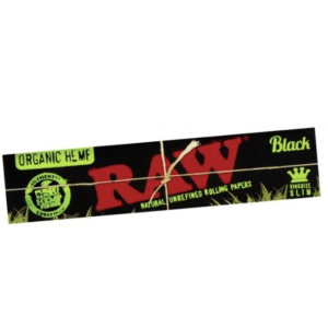 RAW Hemp Black King size slim