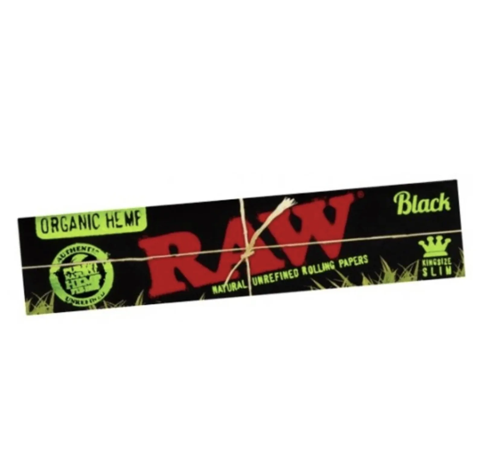 RAW Black King Size Slim konopne
